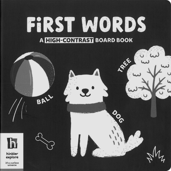 Picture of A HIGH-CONTRAST BOARD BOOK-FIRST WORDS