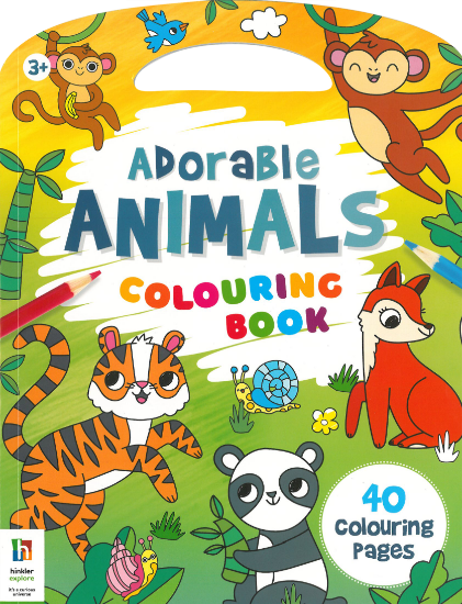 Picture of HINKLER EXPLORE COLORING BOOK-ADORABLE ANIMALS