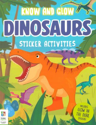 Picture of KNOW AND GLOW STICKER ACTIVITIES GLOW IN THE DARK-DINOSAURS