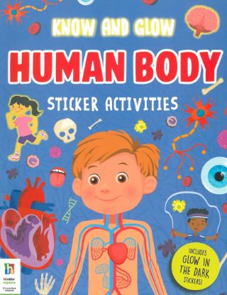 Picture of KNOW AND GLOW STICKER ACTIVITIES GLOW IN THE DARK-HUMAN BODY